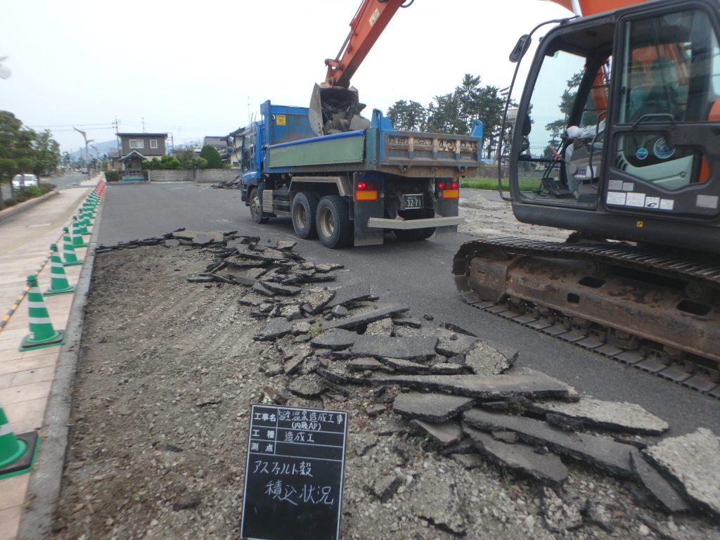 皆生開発工事の施工写真
