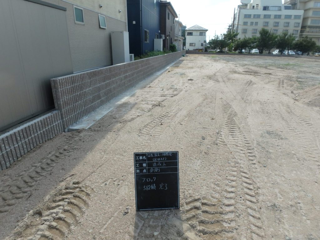 皆生開発工事の施工写真