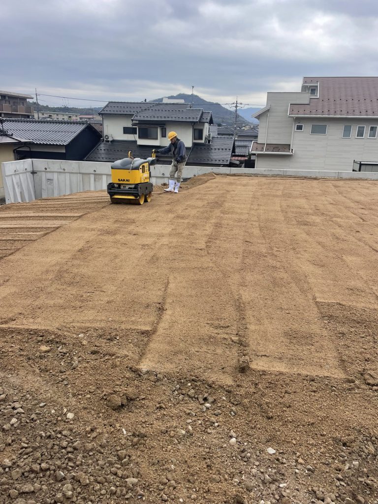賃貸アパート新築工事の施工写真